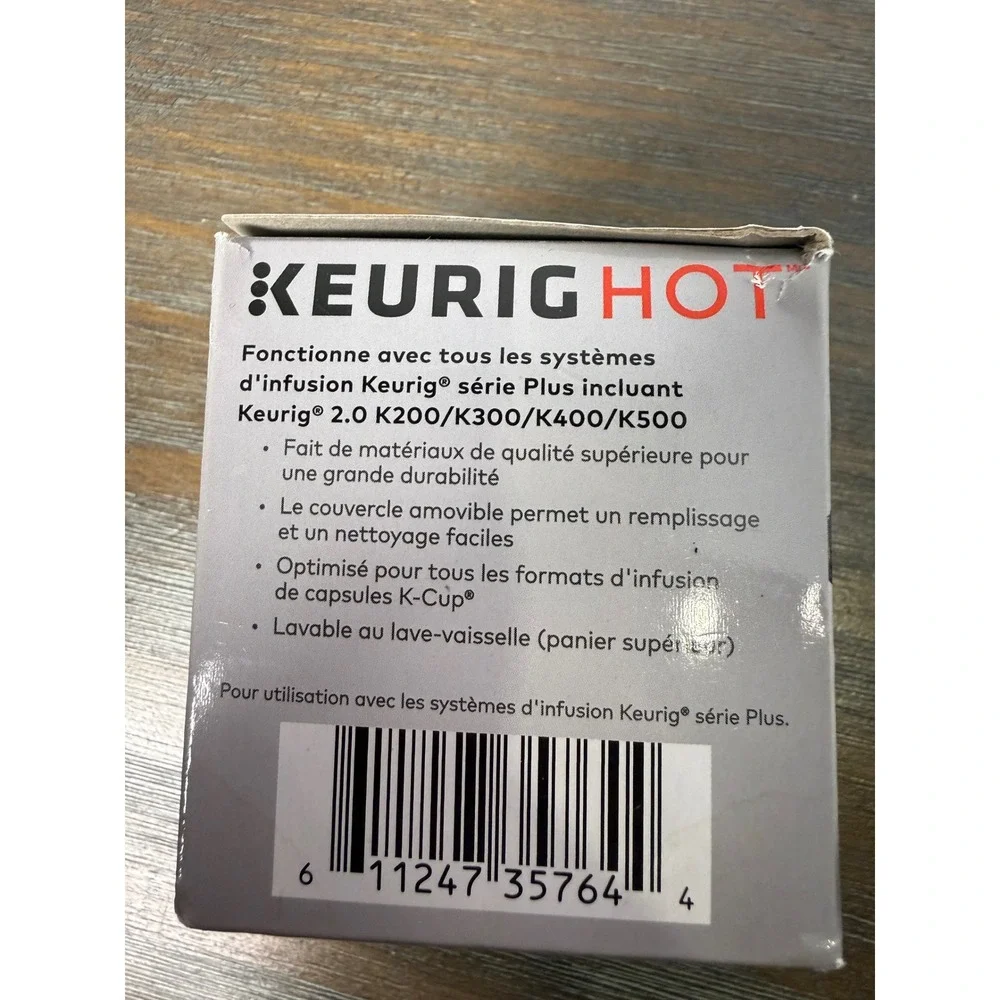 Keurig HOT 2.0 My K-Cup Reusable Coffee Filter Plus Series NEW